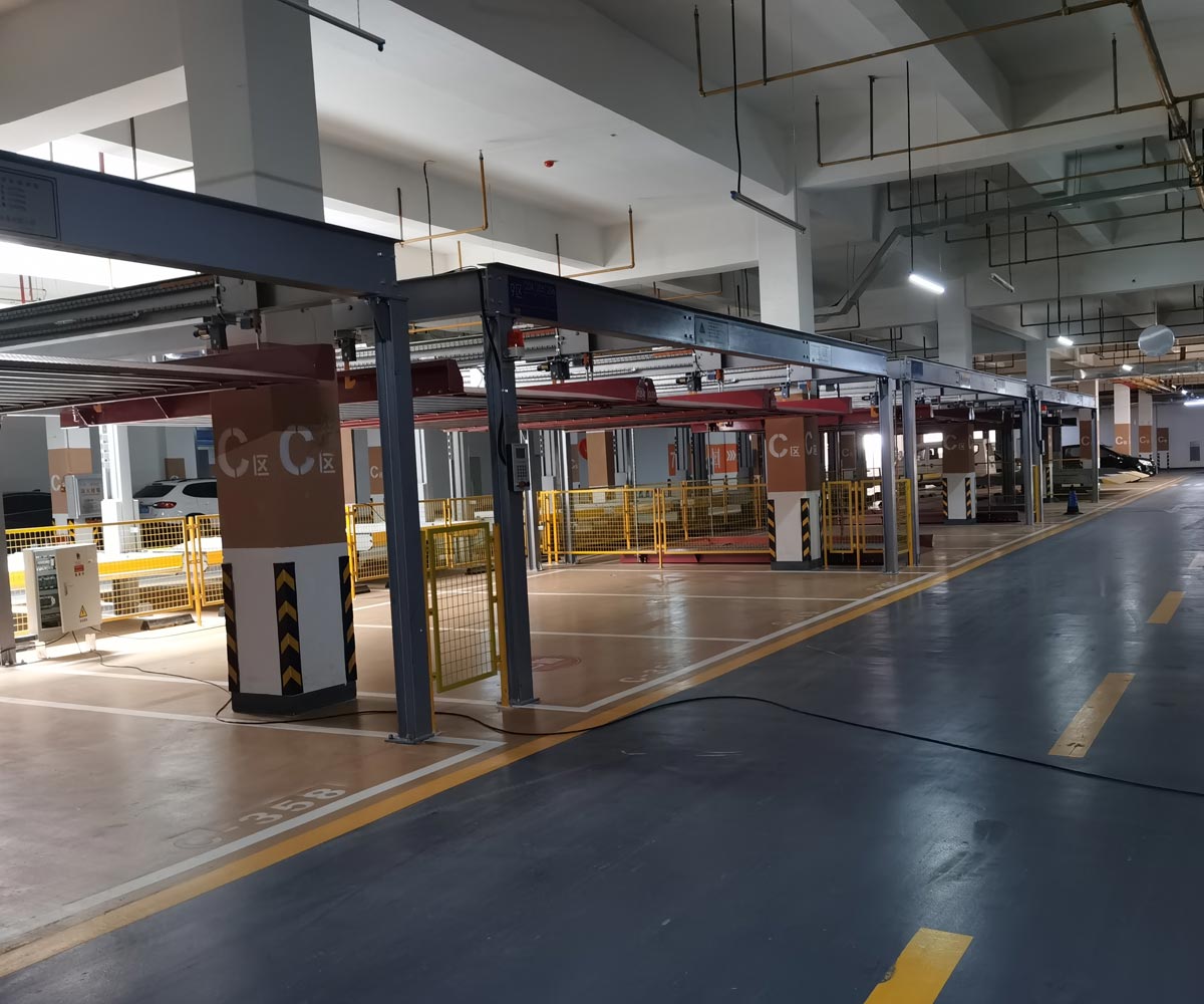 雙柱簡易升降機(jī)械式立體車庫