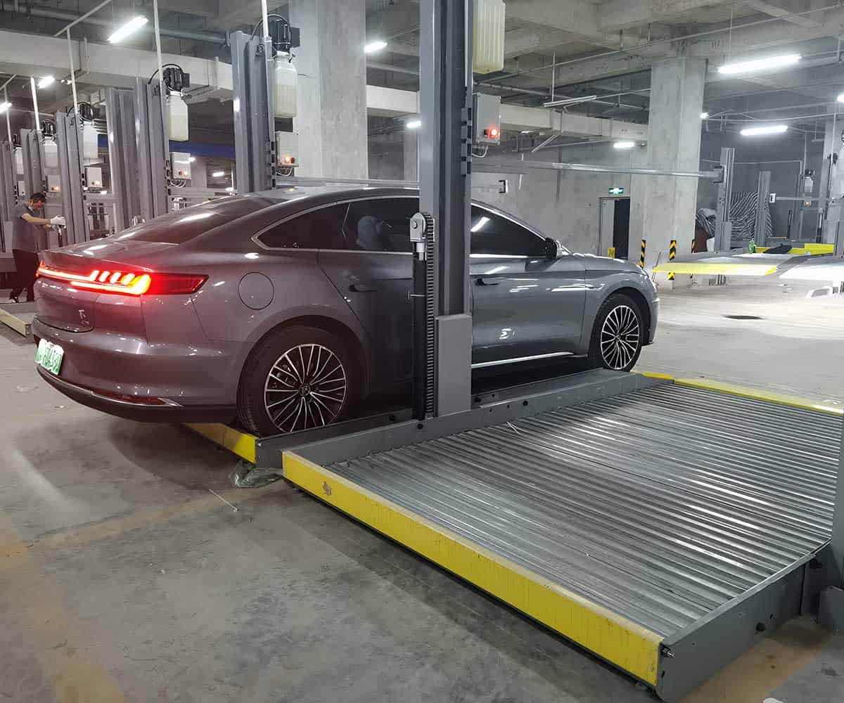 兩層機械立體停車設(shè)備部件回購與再利用